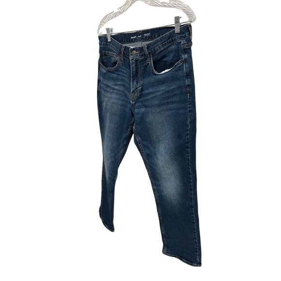Old Navy Mens Straight Built In Flex Medium Wash Jeans SZ 32x30 - Picture 3 of 7